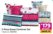 Game 3 piece queen comforter set-per pack offer