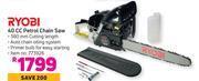 Game Ryobi 40cc petrol chain saw offer