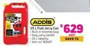 Game Addis 25l fuel jerry can-each offer