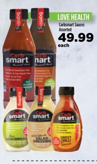Food Lover's Market Carbsmart Sauces Assorted offer