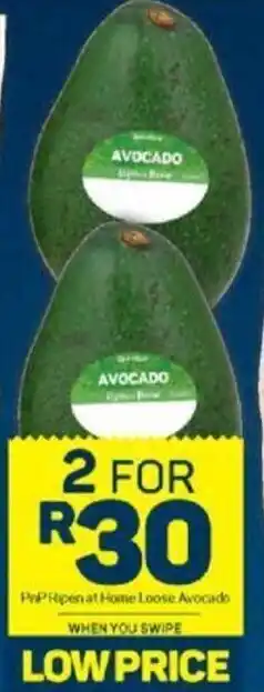 Pick n Pay PnP Ripen at Home Loose Avocado offer