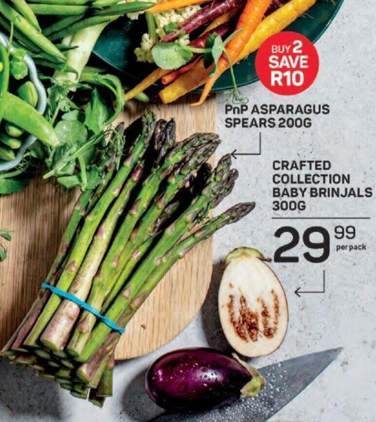 PnP Asparagus Spears 200G offer at Pick n Pay