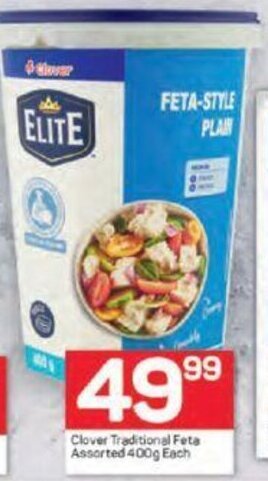 Pick n Pay Clover Traditional Feta Assorted 400g Each offer