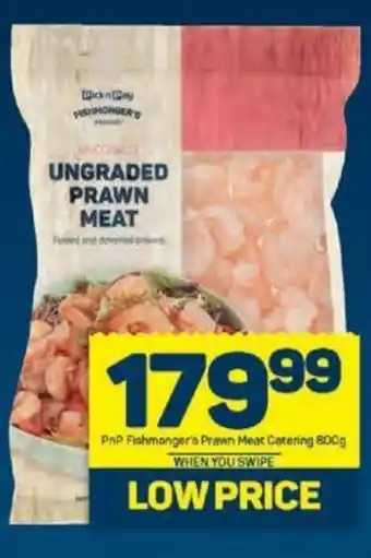 Pick n Pay PnP Fishmonger's Prawn Meet Catering 800g offer