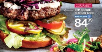 Pick n Pay PnP Boerie Burger 400g offer