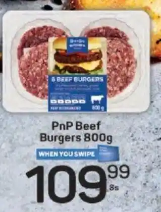 Pick n Pay PnP Beef Burgers 800g offer