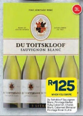 Pick n Pay Du Toitskloof Sauvignon Blanc offer