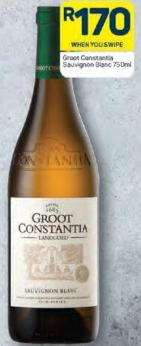 Pick n Pay Groot Constantia Sauvignon Blanc 750ml offer