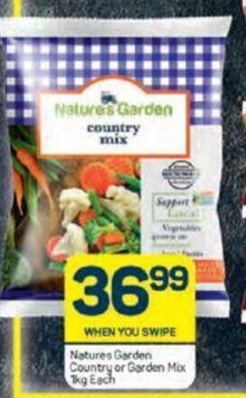Pick n Pay Natures Garden Country or Garden Mix 1kg each offer
