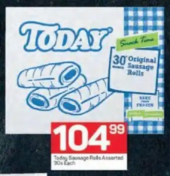 Pick n Pay Today Sausage Rolls Assorted 30s each offer