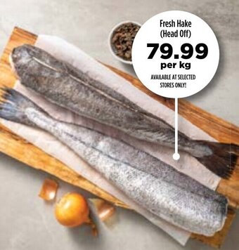 Food Lover's Market Fresh Hake (Head Off) offer
