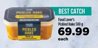 Food Lover's Market Food Lover's Pickled Hake 500g offer