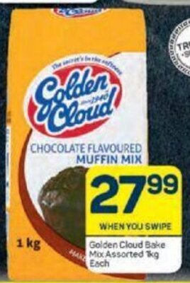Pick n Pay Golden Cloud Bake Mix Assorted 1kg each offer