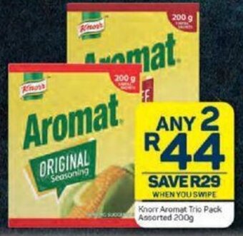 Pick n Pay Knorr Aromat Trio Pack Assorted 200g offer
