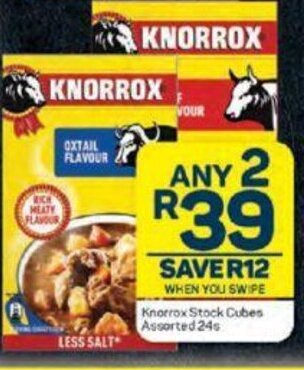 Pick n Pay Knorrox Stock Cubes Assorted 24s offer