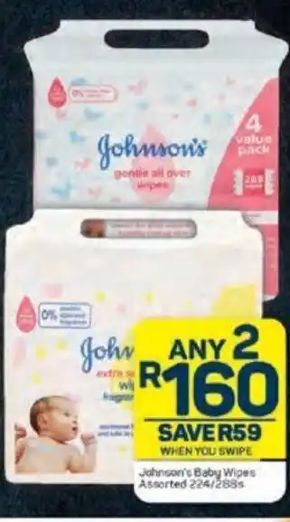 Johnson's Baby Wipes