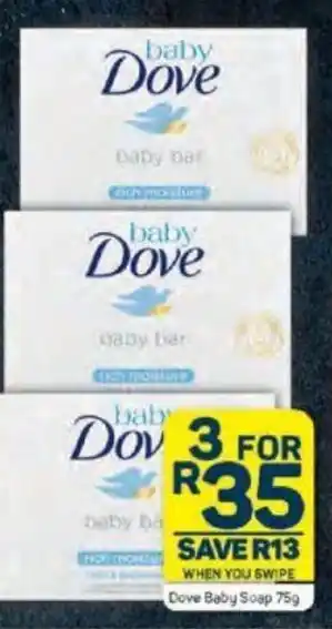 Pick n Pay Dove Baby Soap 75g offer