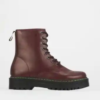 Zando Soviet m zo combat lace up boot oxblood offer