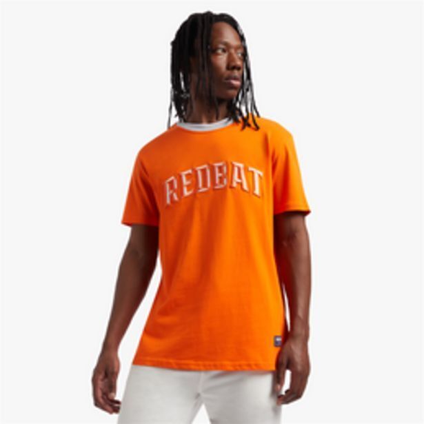 Redbat athletics men's orange tshirt offer at Sportscene