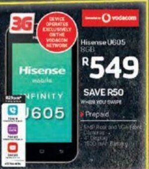 Pick n Pay Hisense U605 offer