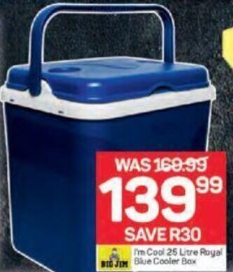 Pick n Pay I'm Cool 25 Litre Royal Blue Cooler Box offer