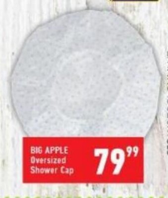 Big Apple Oversized Shower Cap