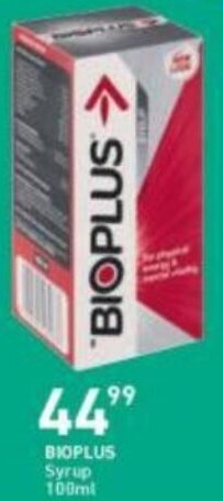 Shoprite Bioplus Syrup 100ml offer