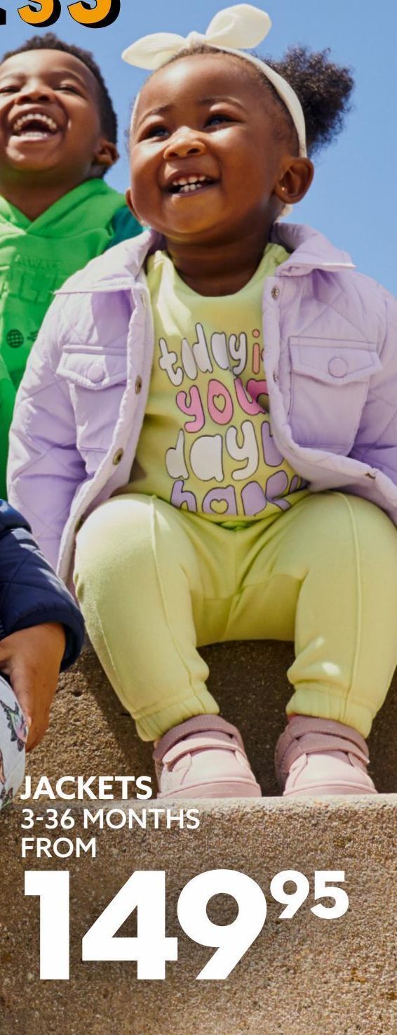 Baby girls jacket offer at Ackermans