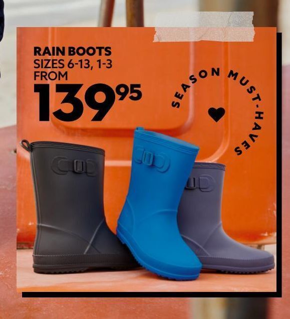 Rain boots offer at Ackermans