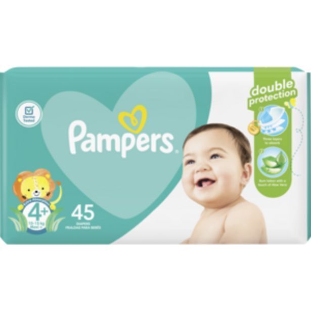 Pampers active fit size 4+ 1015kg diapers 45 pack offer at Shoprite