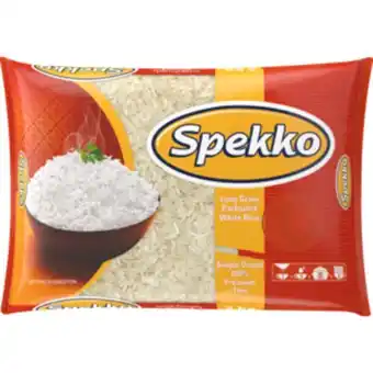 Shoprite Spekko long grain parboiled white rice bag 2kg offer