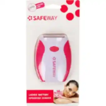 Clicks Ladies' battery-operated shaver offer