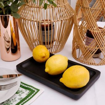 Whitehouse Terra mango wooden tray - black offer