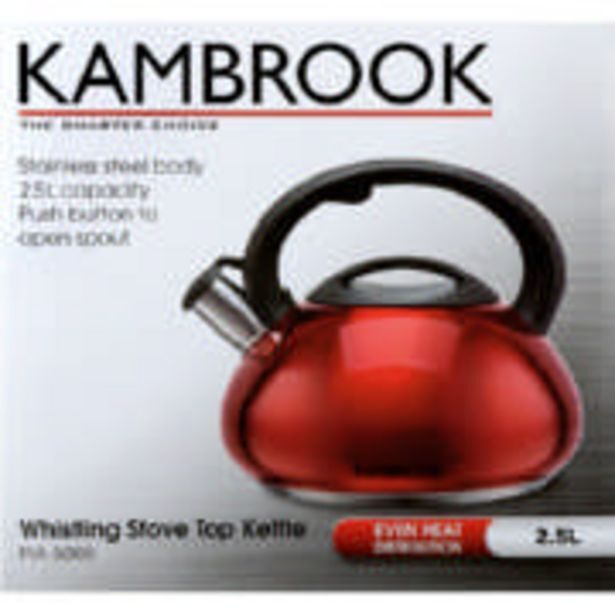 Stove top kettle 2.5 litres offer at Clicks