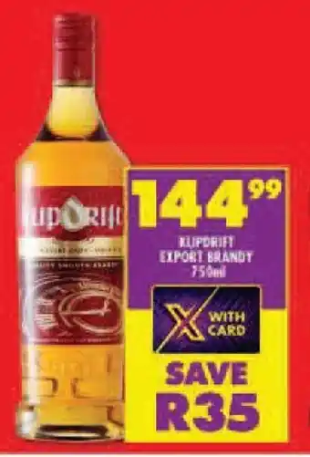 Shoprite Klipdrift Export Brandy offer