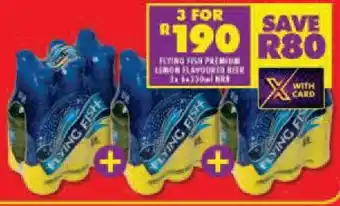 Shoprite Flying Fish Premium Lemon Flavoured Beer offer