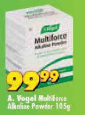 Shoprite A. Vogel Multiforce Alkaline Powder 105g offer