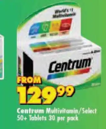Shoprite Centrum Multivitamin/Select offer