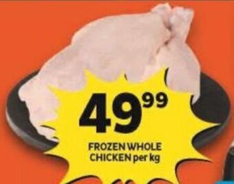 Shoprite Frozen Whole Chicken per kg offer