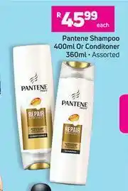 Game Pantene Shampoo 400ml Or Conditioner 360ml (Assorted)-Each offer