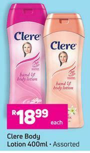 Game Clere Body Lotion (Assorted)-400ml Each offer