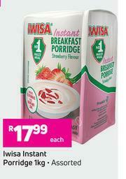 Game Iwisa Instant Porridge (Assorted)-1kg Each offer