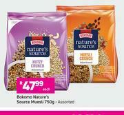Game Bokomo Nature's Source Muesli (Assorted)-750g Each offer