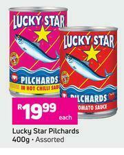 Game Lucky Star Pilchards (Assorted)-400g Each offer