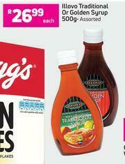 Illovo Traditional Or Golden Syrup (Assorted)-500g Each