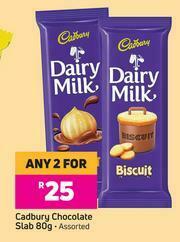 Game Cadbury Chocolate Slab (Assorted)-For Any 2 x 80g offer