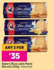 Game Bakers Blue Label Marie Biscuits (Assorted)-For Any 3 x 200g offer