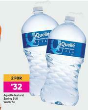 Game Aquelle Natural Spring Still Water-For 2 x 5Ltr offer