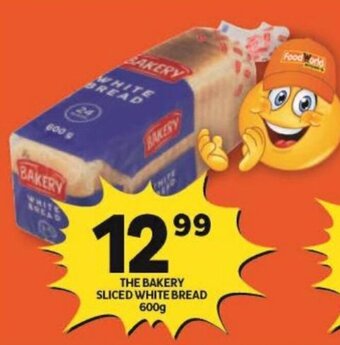 Shoprite The Bakery Sliced White Bread 600g offer