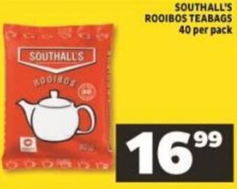 Shoprite Southall's Rooibos Teabags 40 per pack offer